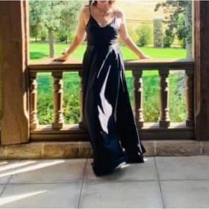 Black Long Homecoming/Prom Dress